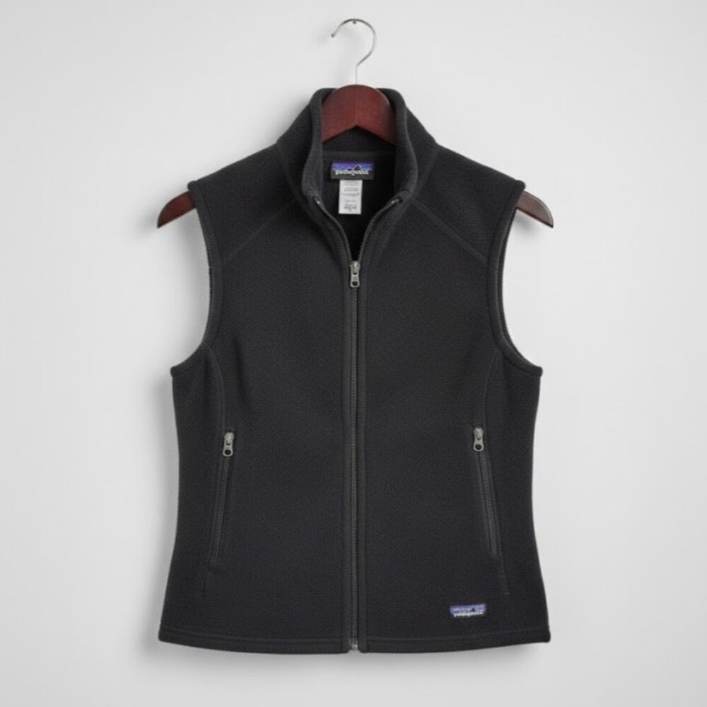 Patagonia Synchilla Fleece Vest Black Women's S USA